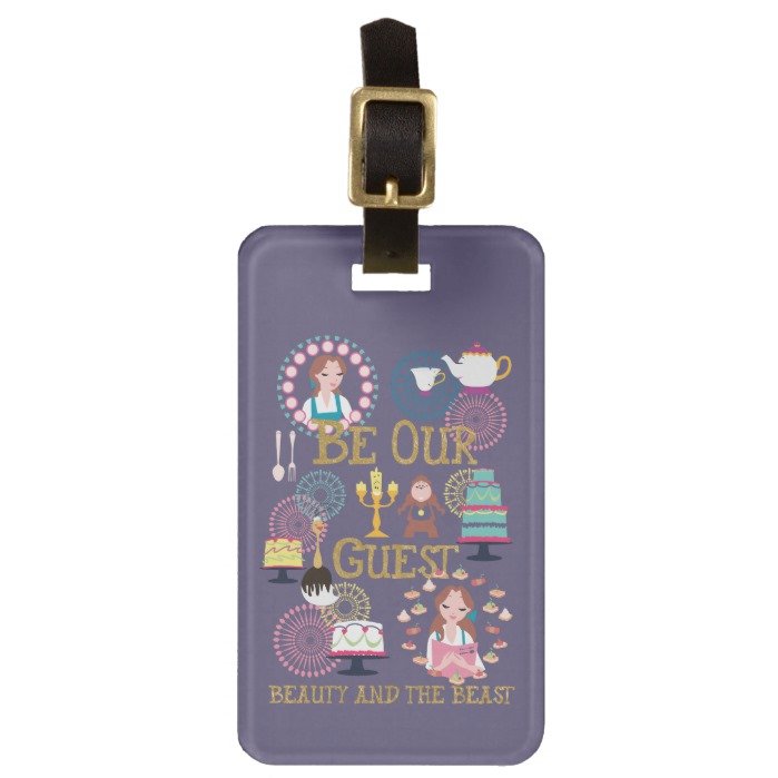 Beauty And The Beast | Be Our Guest Luggage Tag