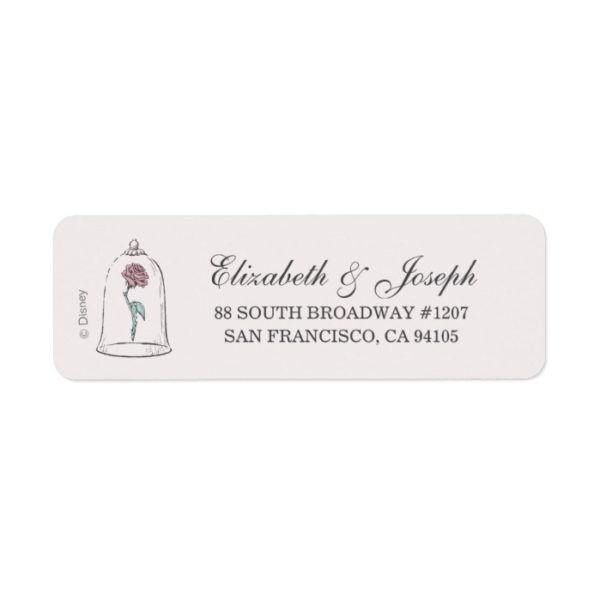 Beauty and the Beast | Enchanted Rose Wedding Label