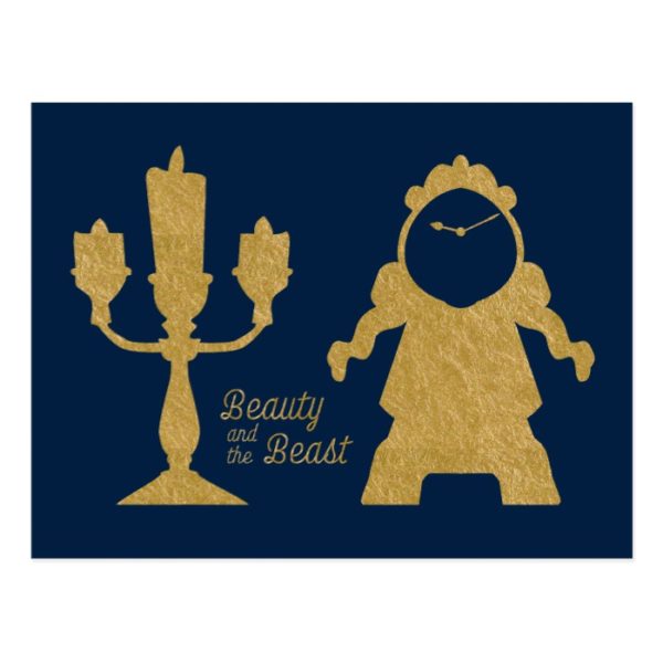 Beauty And The Beast | Lumiere & Cogsworth Postcard