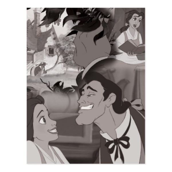 Beauty & The Beast | Belle & Gaston Postcard