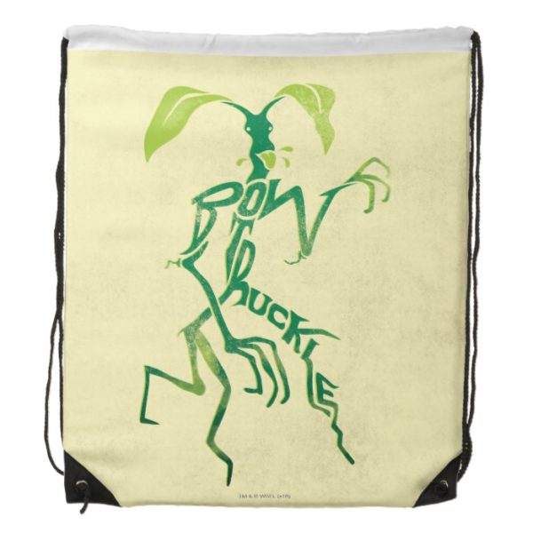 BOWTRUCKLE™ PICKETT™ Typography Graphic Drawstring Bag