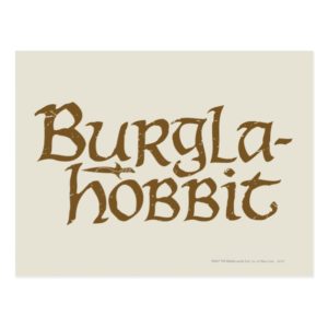 Burgla Hobbit Postcard