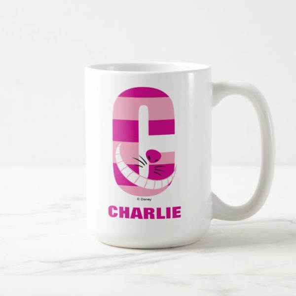 C is for Cheshire Cat | Add Your Name Coffee Mug