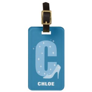 C is for Cinderella | Add Your Name Luggage Tag