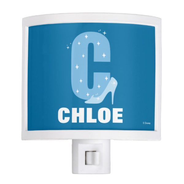 C is for Cinderella | Add Your Name Night Light