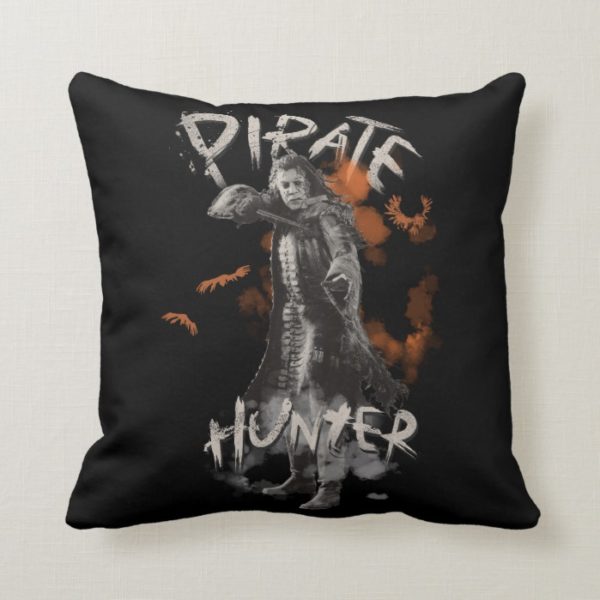 Captain Salazar - Pirate Hunter Throw Pillow
