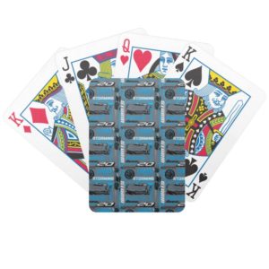 Cars 3 | Jackson Storm - Storming Through Pattern Bicycle Playing Cards