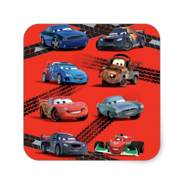 Cars Square Sticker