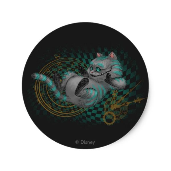 Cheshire Cat | Time's a Wastin' Classic Round Sticker