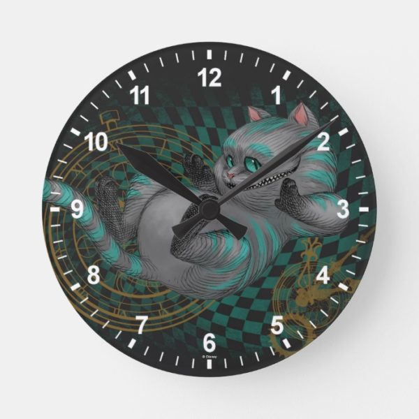 Cheshire Cat | Time's a Wastin' Round Clock