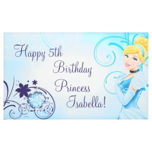 Cinderella Birthday Banner