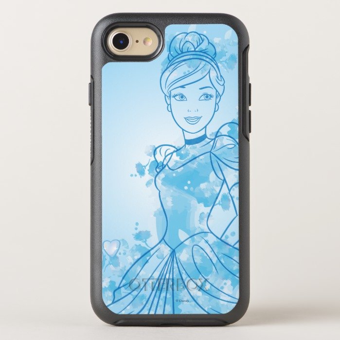 Cinderella | Watercolor Outline OtterBox iPhone Case