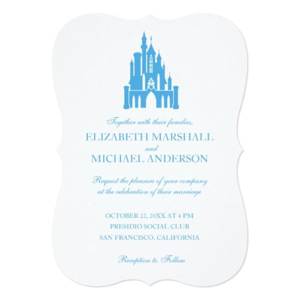 Cinderella Wedding | Castle Invitation