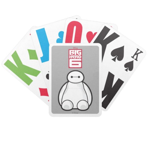 Classic Baymax Sitting Graphic Bicycle Playing Cards