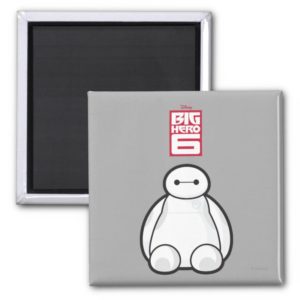 Classic Baymax Sitting Graphic Magnet