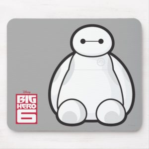 Classic Baymax Sitting Graphic Mouse Pad