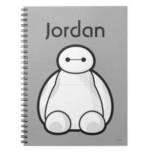 Classic Baymax Sitting Graphic - Personalized Notebook