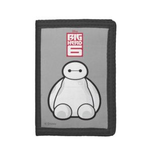 Classic Baymax Sitting Graphic Trifold Wallet