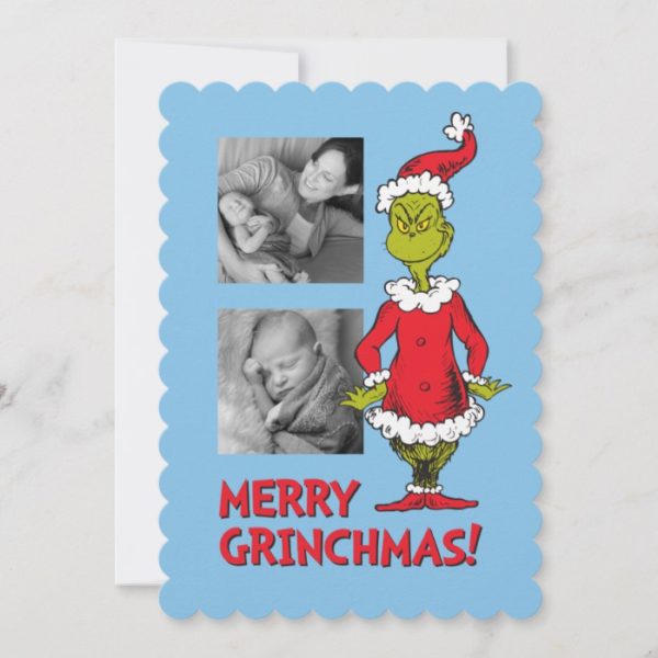 Classic Grinch | Santa Claus Holiday Card