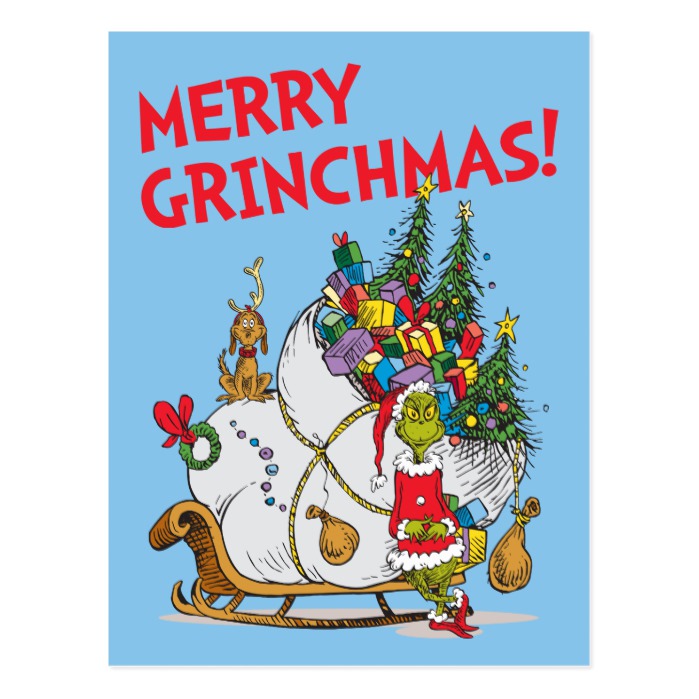 how the grinch stole christmas dog sleigh