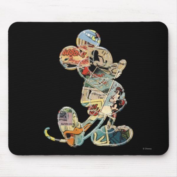 Classic Mickey | Comic Silhouette Mouse Pad