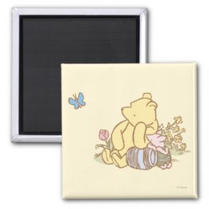 Classic Winnie the Pooh and Piglet 1 Magnet