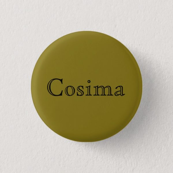 Cosima from Orphan Black open font text Button