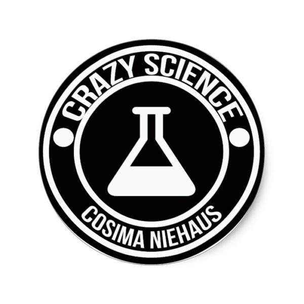 Crazy Science stickers