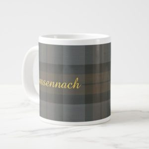 Customizable Thistle of Scotland Emblem Large Coffee Mug