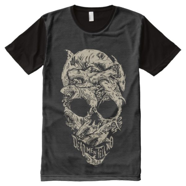 Dead Men Tell No Tales Skull All-Over-Print T-Shirt