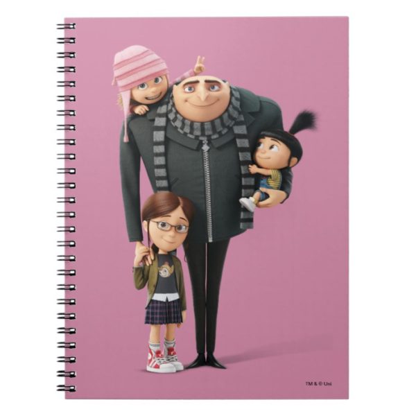 Despicable Me | Gru, Agnes, Margo & Edith Notebook