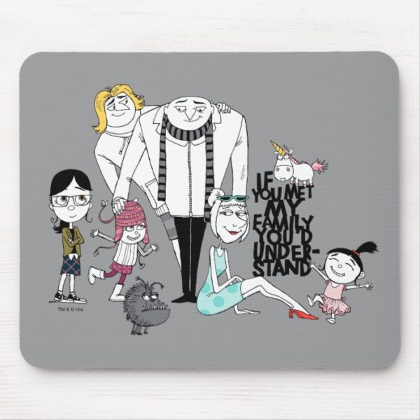 Despicable Me | If You Met My Family Mouse Pad