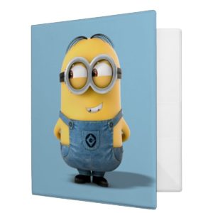 Despicable Me | Minion Dave Smiling 3 Ring Binder