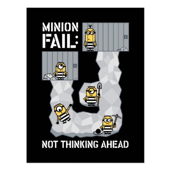 Despicable Me | Minion Fail: Not Thinking Ahead Postcard