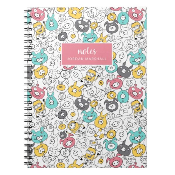 Despicable Me | Minion & Pig Colorful Pattern Notebook