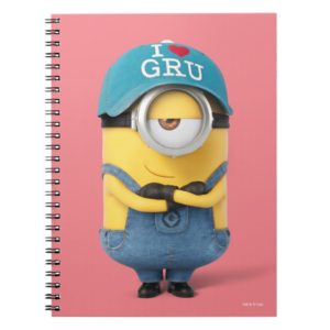 Despicable Me | Minion Stuart - I Love Gru Notebook