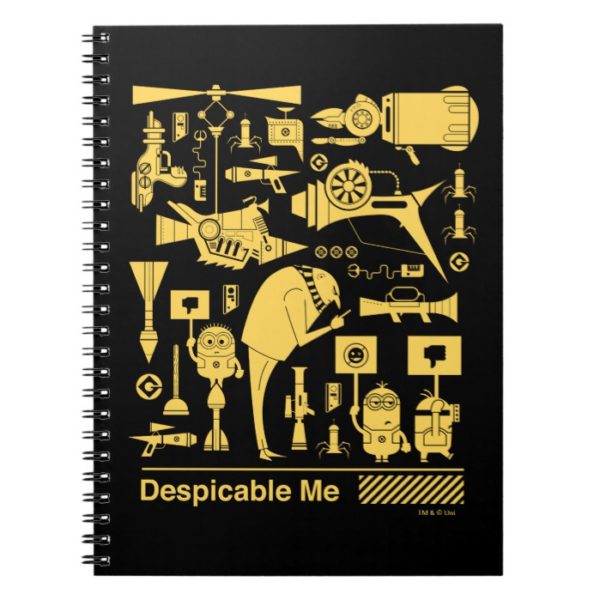 Despicable Me | Minions, Gru, and Icons Notebook