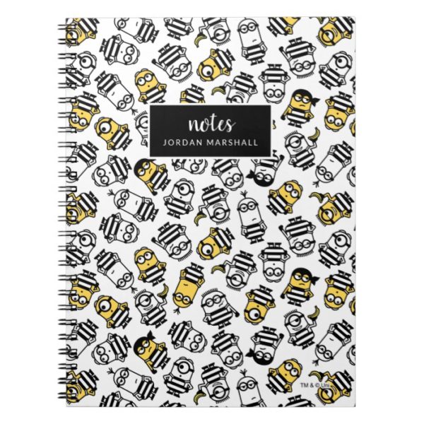 Despicable Me | Minions in Jail Pattern Notebook