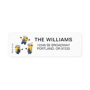 Despicable Me | Minions Jumping Label