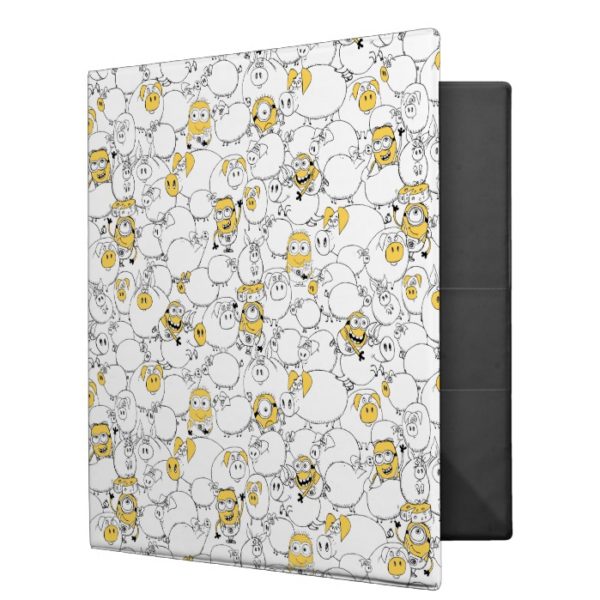 Despicable Me | Minions & Pig Pattern 3 Ring Binder