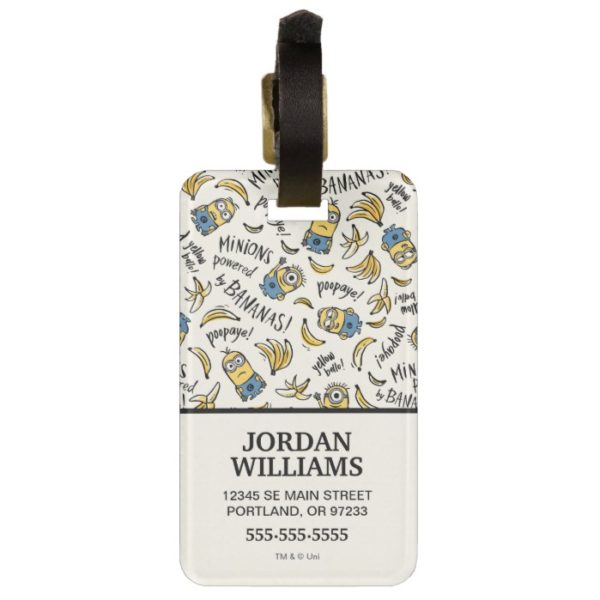 Despicable Me | Minions - Powered by Bananas Bag Tag