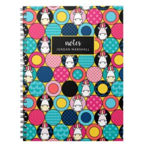 Despicable Me | Unicorn - Colorful Circle Pattern Notebook