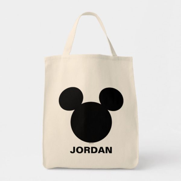 Disney Logo | Black Mickey Icon Tote Bag