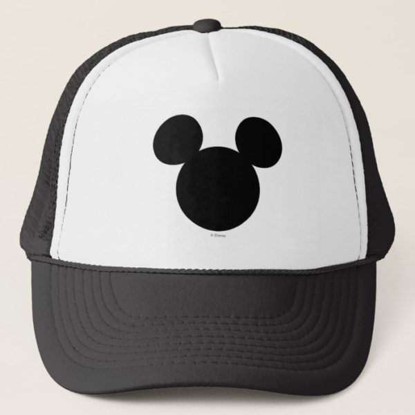 Disney Logo | Black Mickey Icon Trucker Hat