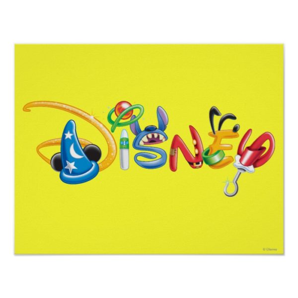 Disney Logo | Boy Characters Poster