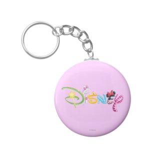 Disney Logo | Girl Characters Keychain