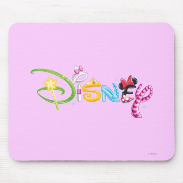 Disney Logo | Girl Characters Mouse Pad