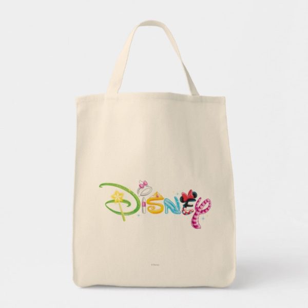 Disney Logo | Girl Characters Tote Bag
