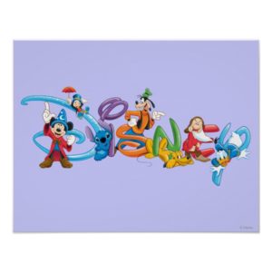 Disney Logo | Mickey and Friends Poster