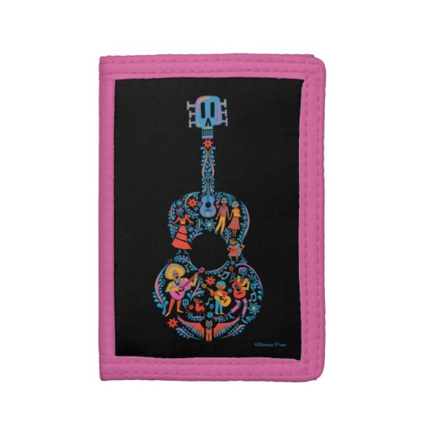 Disney Pixar Coco | Colorful Character Guitar Trifold Wallet